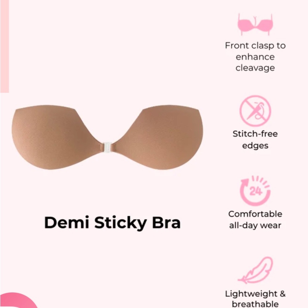 Brand new Boomba Demi sticky bra